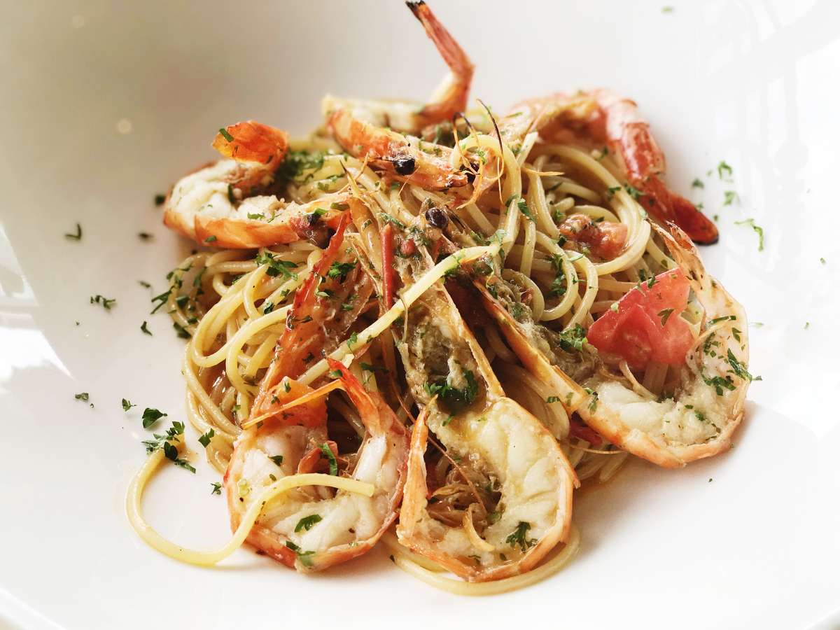 pasta with shrimp