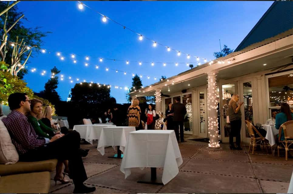 Outdoor evening private event