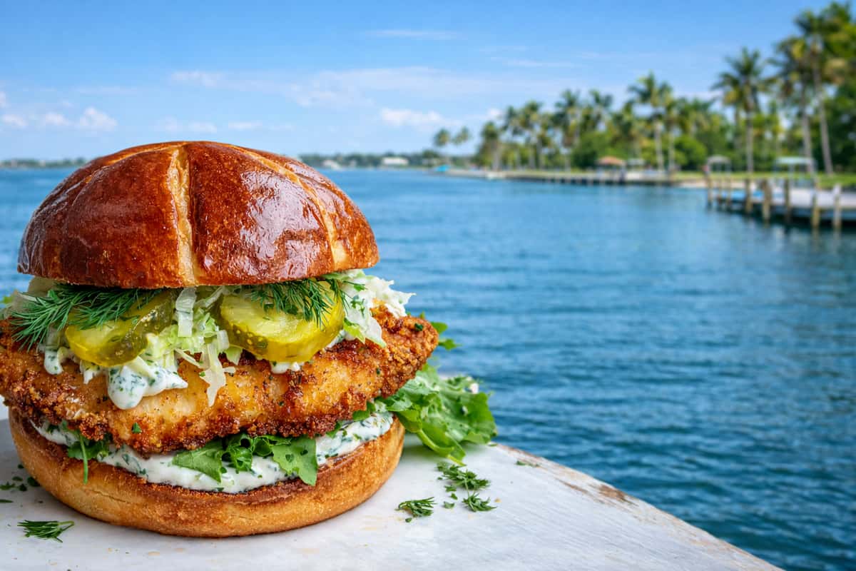Fish sandwich