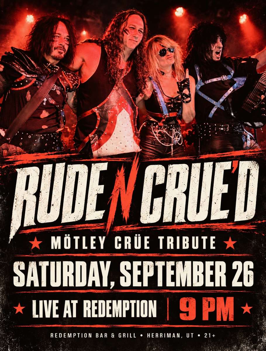 Motley Crue Tribute band at Redemption Bar and Grill