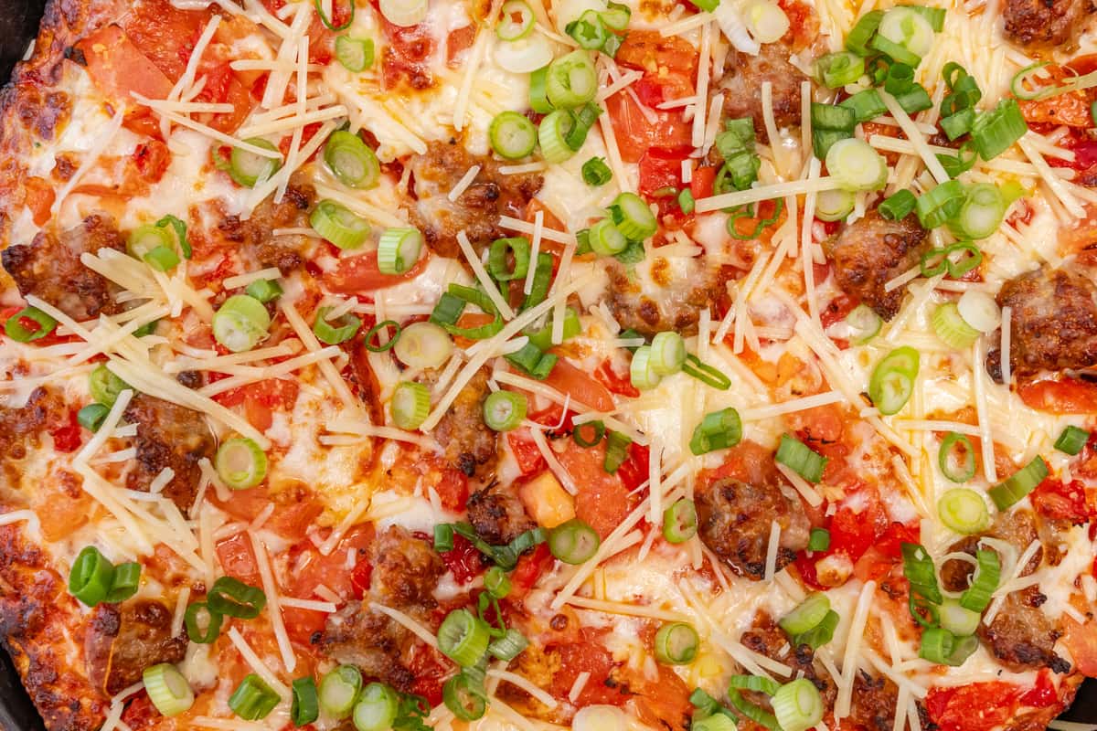 Closeup of Jack's Italiano Pizza