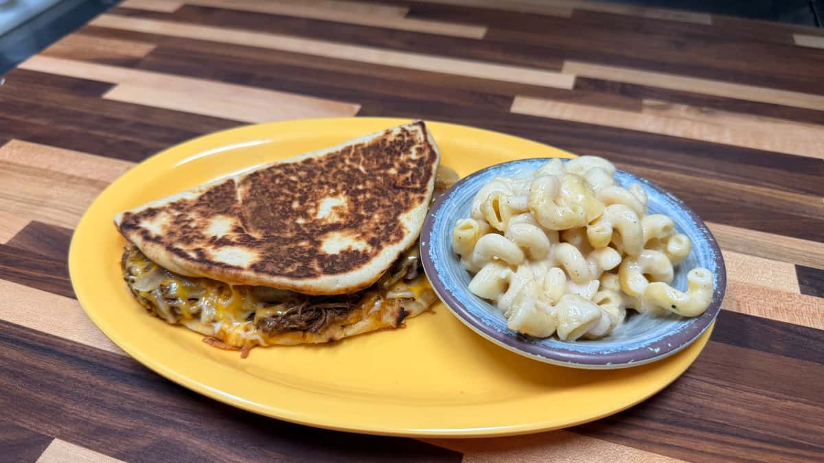Brisket Flatbread Sandwich