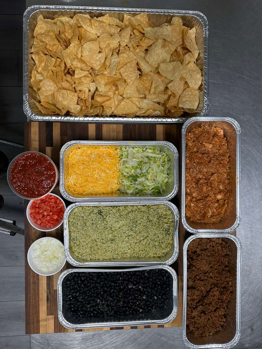 Taco Bar in Trenton, Seasoned Beef or Pulled Chicken