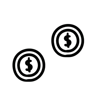 Two coin reward icon