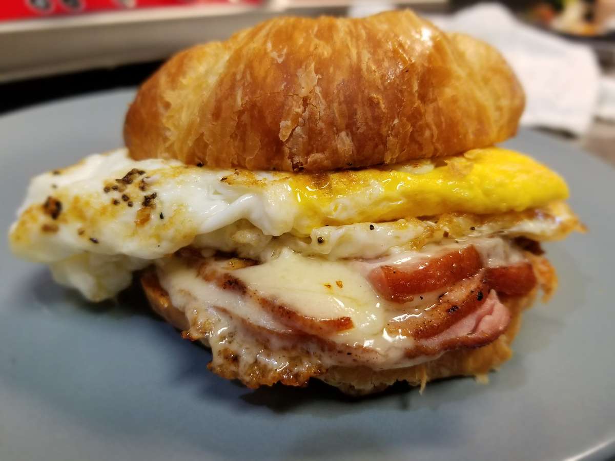 Croissant Breakfast Sandwich - Fox Valley Foodie