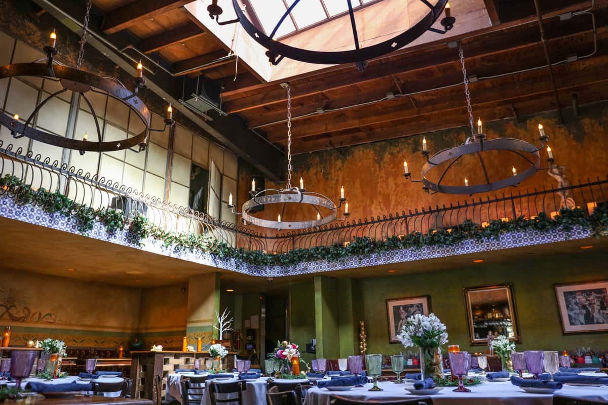 Costa Mesa location's dining room