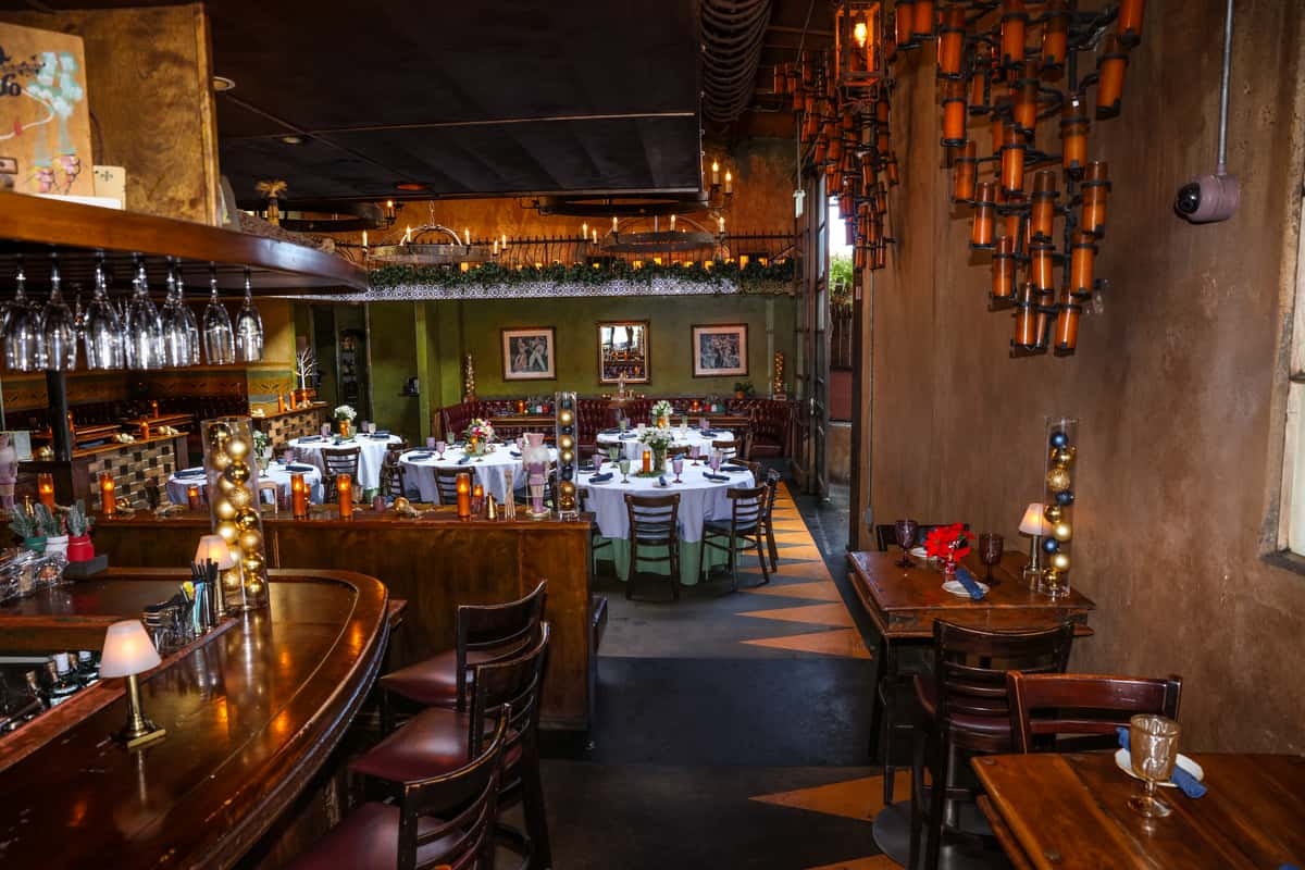 Costa Mesa location's dining room