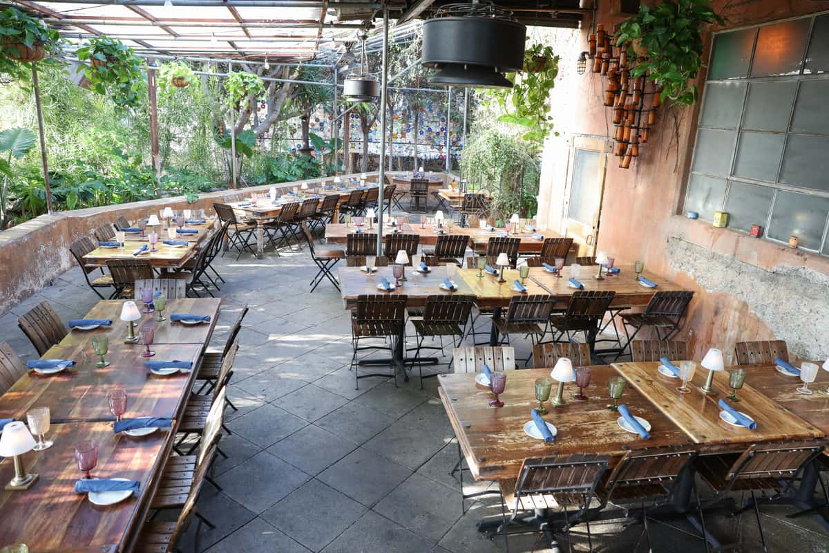Costa Mesa location's patio