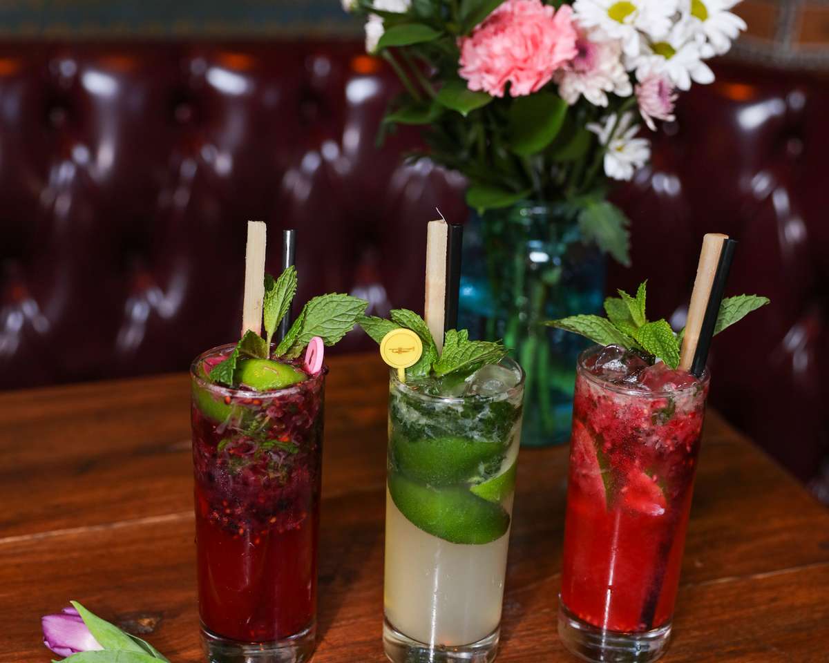 mojitos and flowers