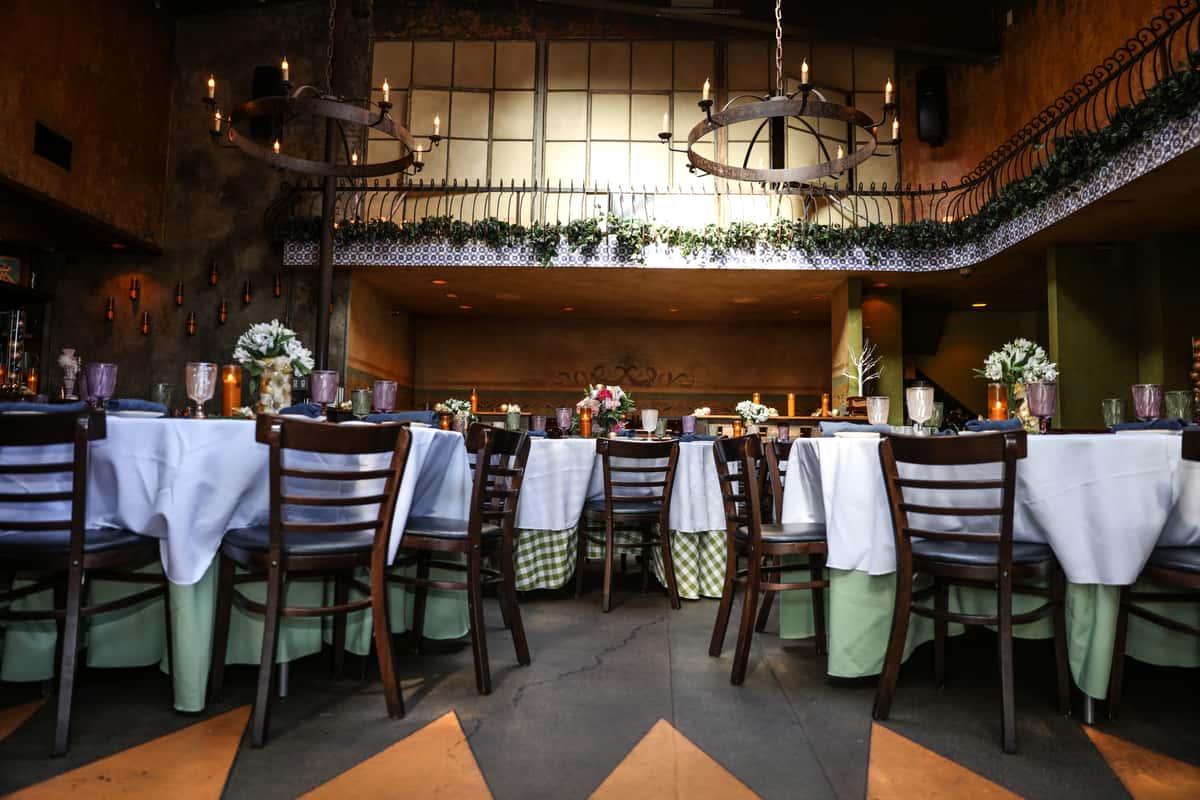Costa Mesa location's dining room