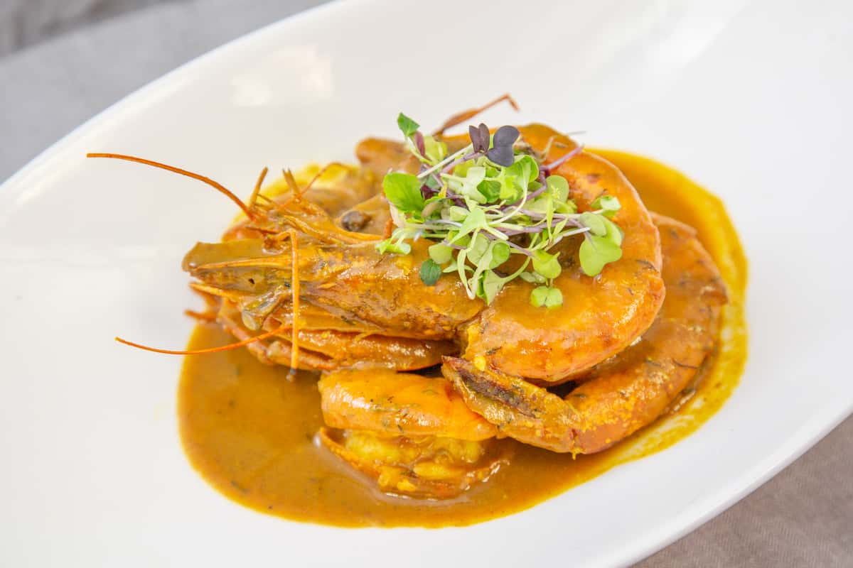 shrimp in curry
