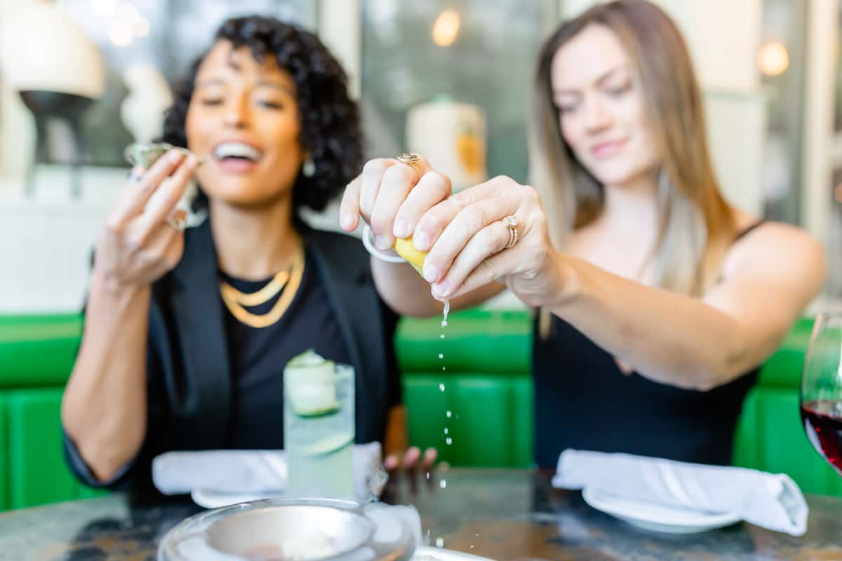 girls drinking cocktails