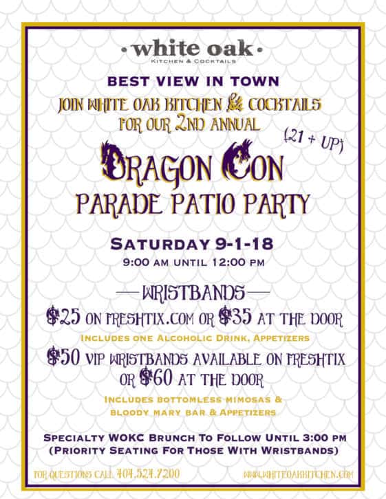 DragonCon Patio Parade Party at WOKC