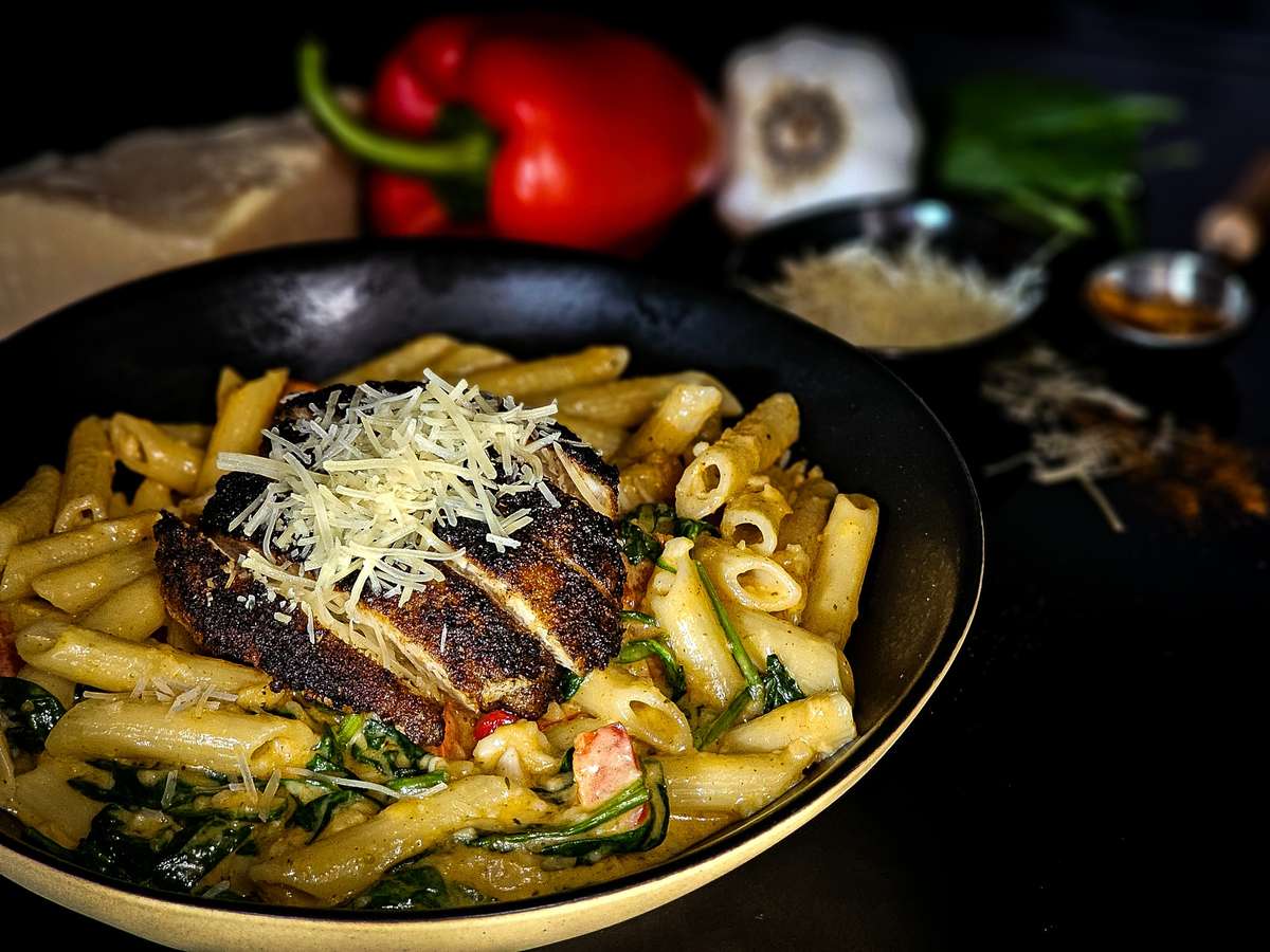 blackened chicken pasta