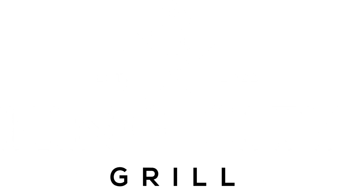 King City Grill's white logo