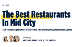 The Best Restaurants in Mid City
