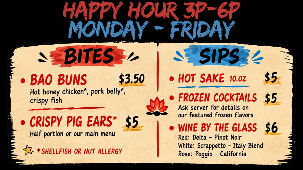Happy Hour Menu