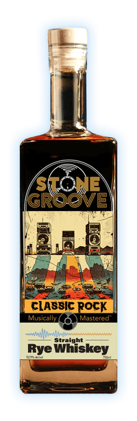 Stone Groove Classic Rock Straight Rye bottle