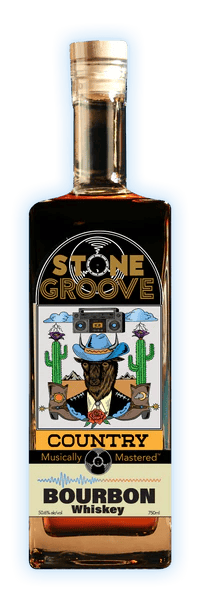 Stone Groove Country Bourbon bottle