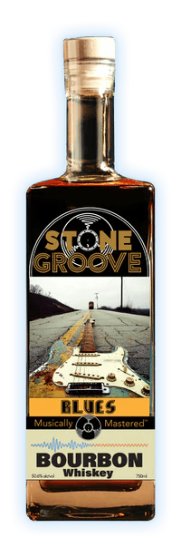 Stone Groove Blues Bourbon bottle
