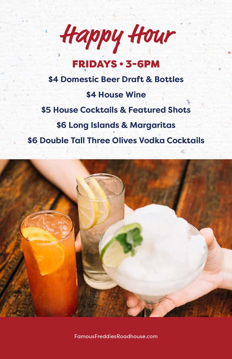 Freddies Late Summer Menu