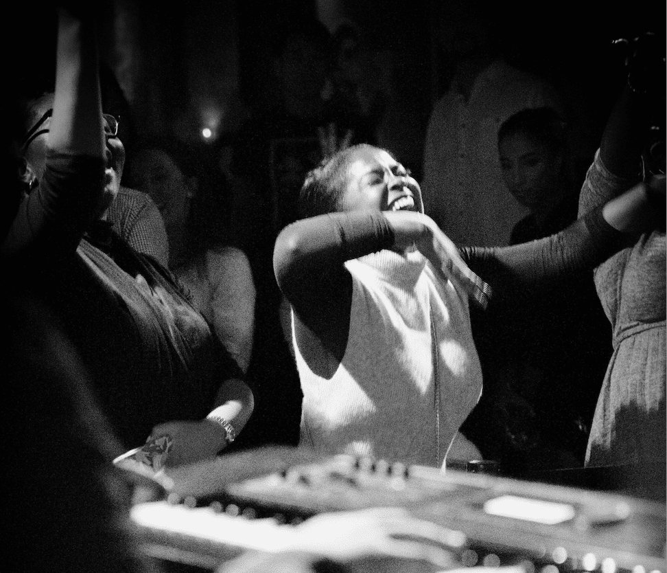 female dancing