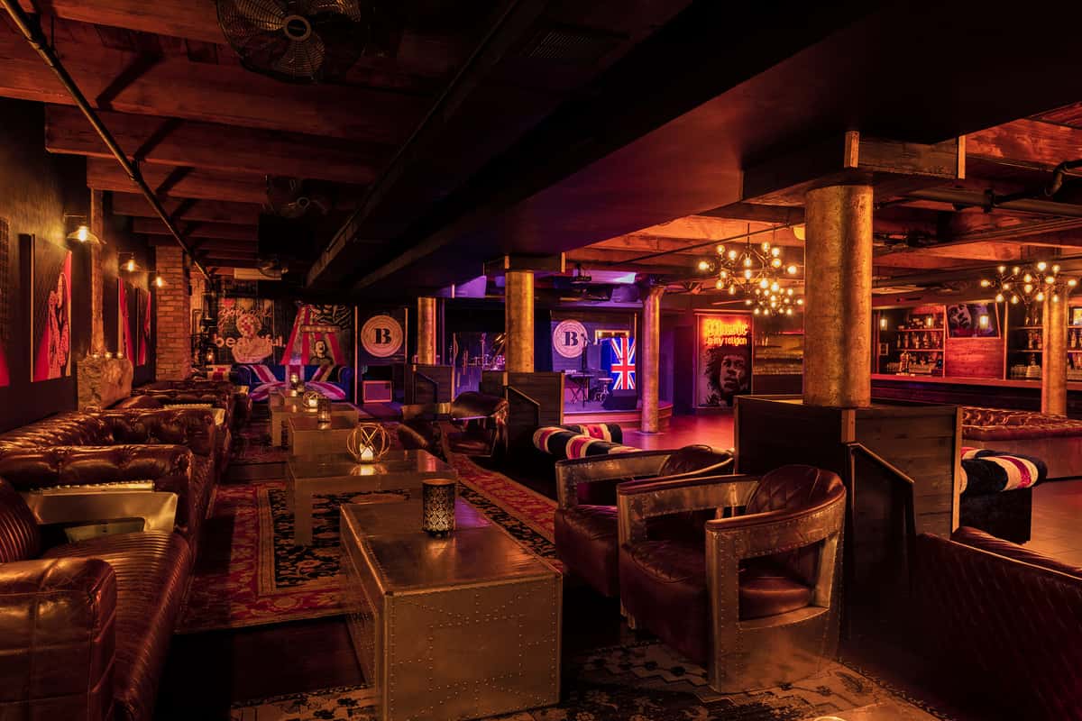 The Bassment lounge.