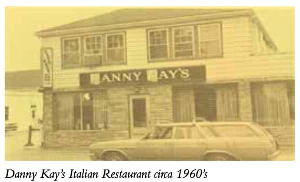 Danny Kay's Italian Restaurant circa 1960's