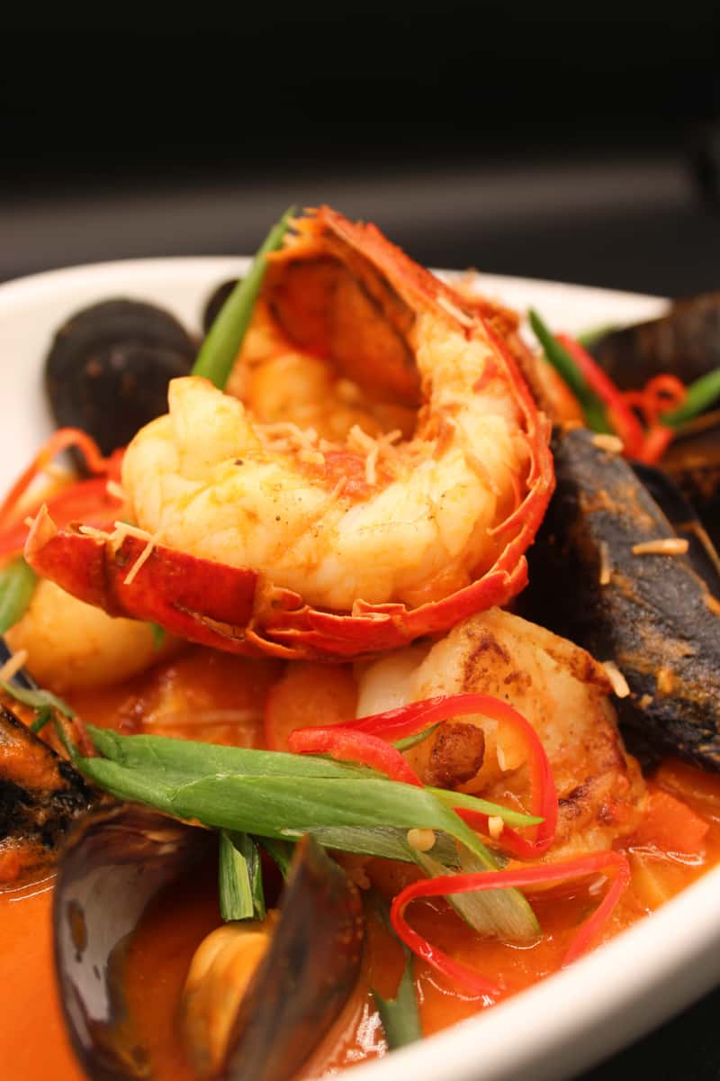 Carribean seafood stew 