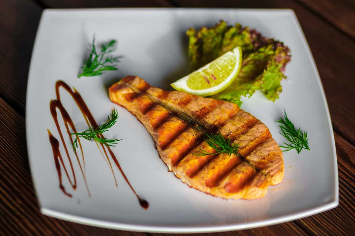grilled salmon