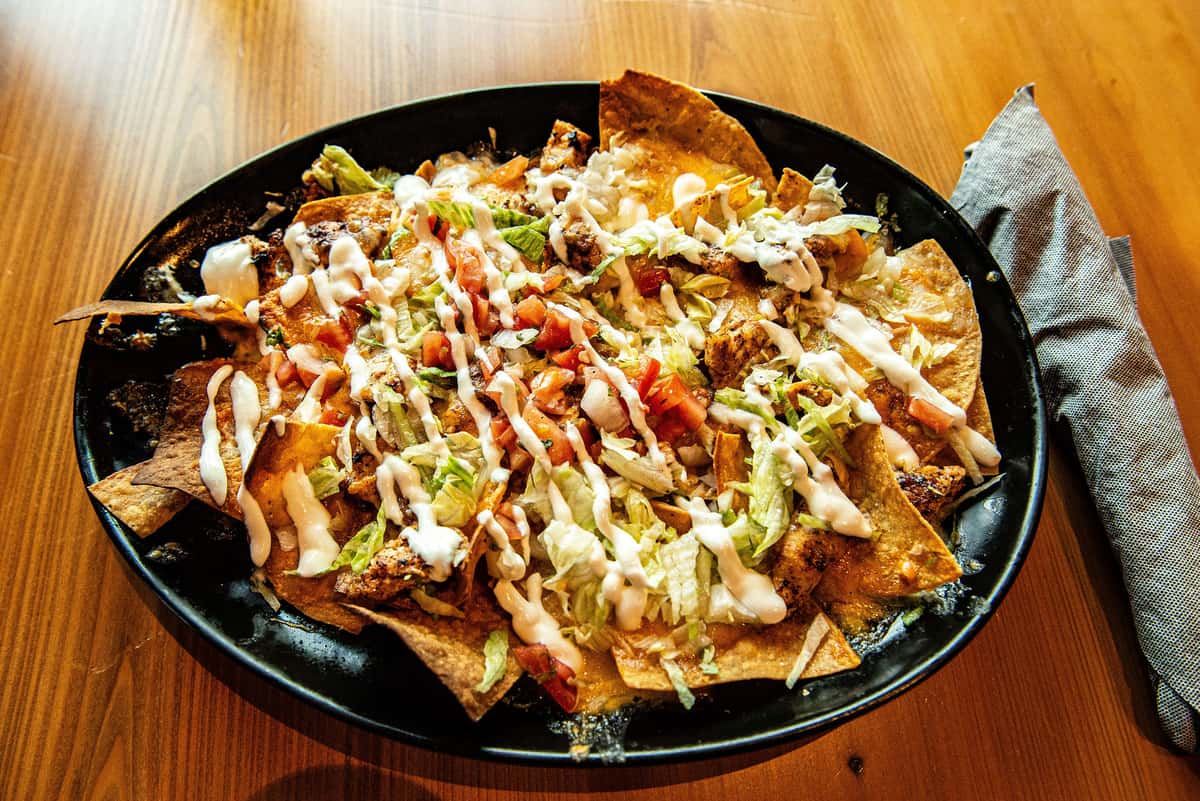 House-made nachos at Fin & Tonic, photographed by Florida Aesthetic Photography on September 23, 2026