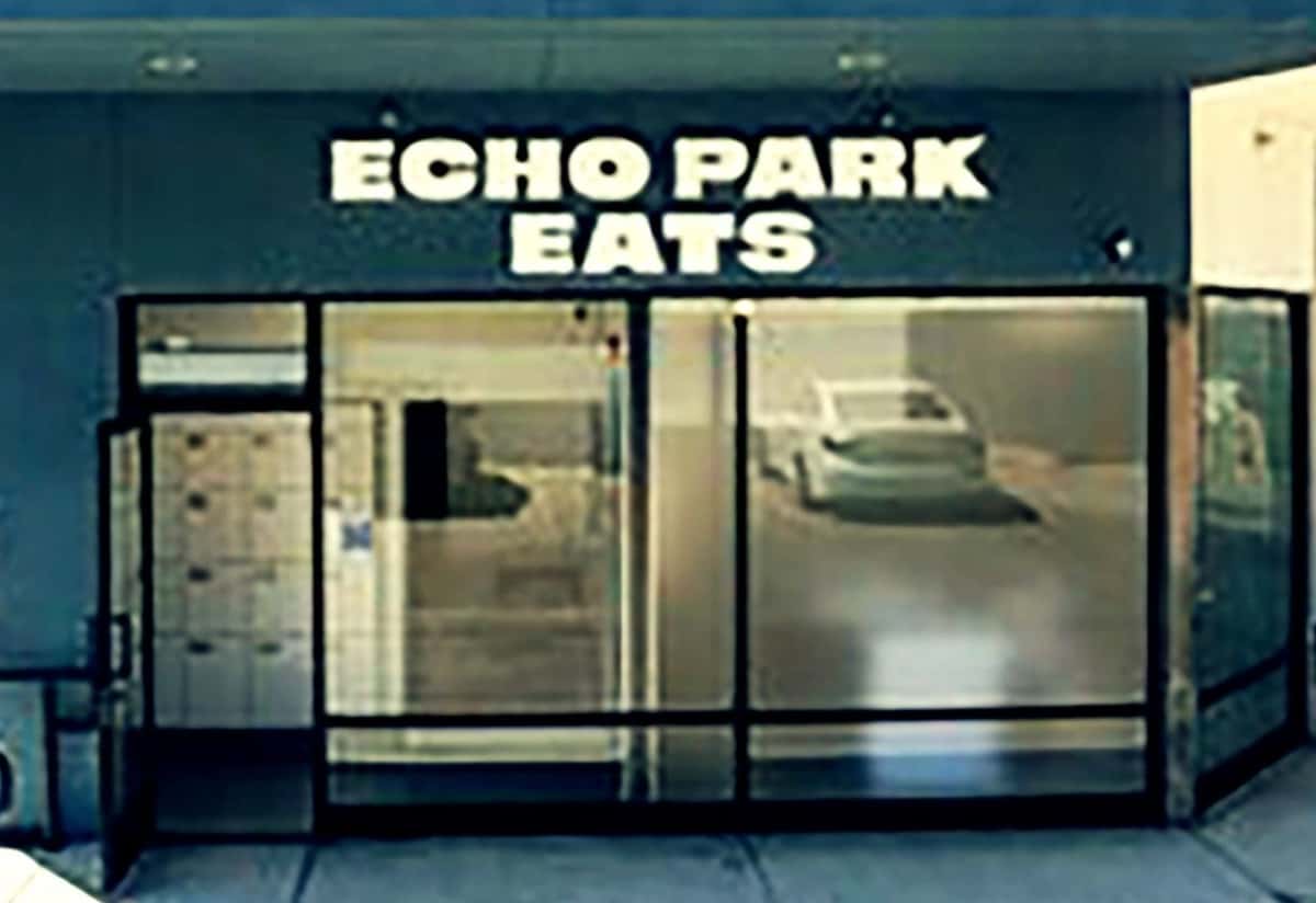 Exterior of Hugo’s Tacos Echo Park at the Echo Park Eats location