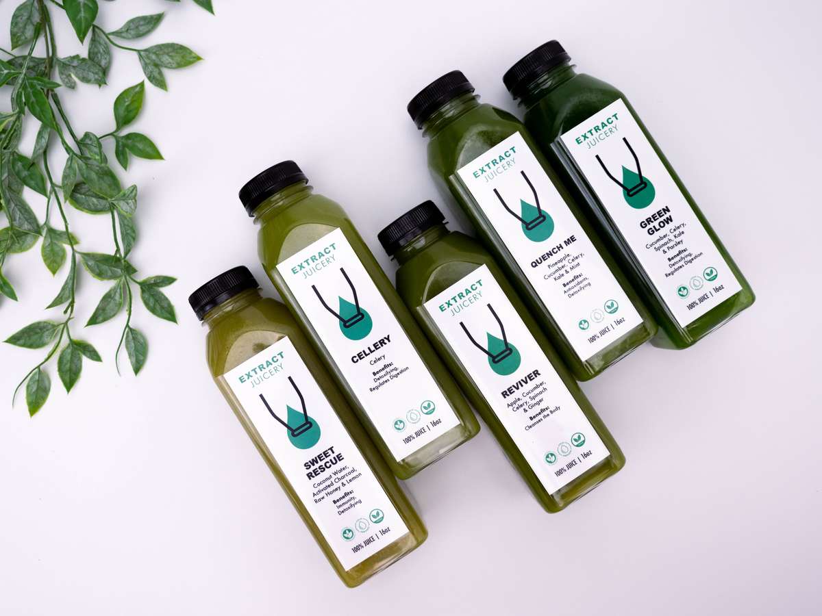 extract juicery green juices