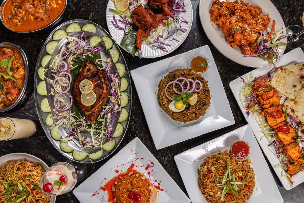 table of food