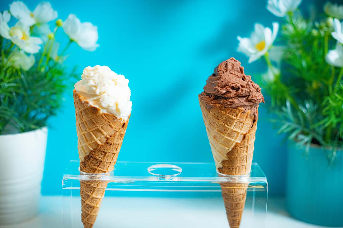 ice cream cones
