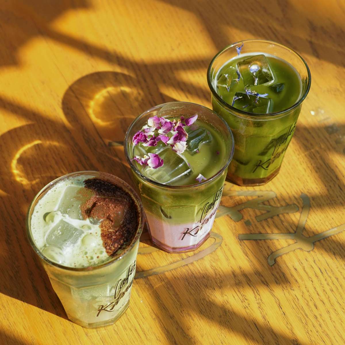 matcha flavored drinks