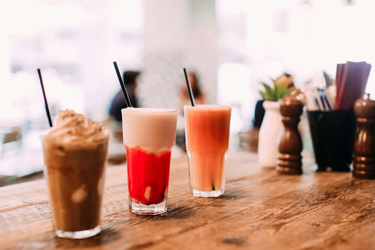 refreshing drinks with different flavors