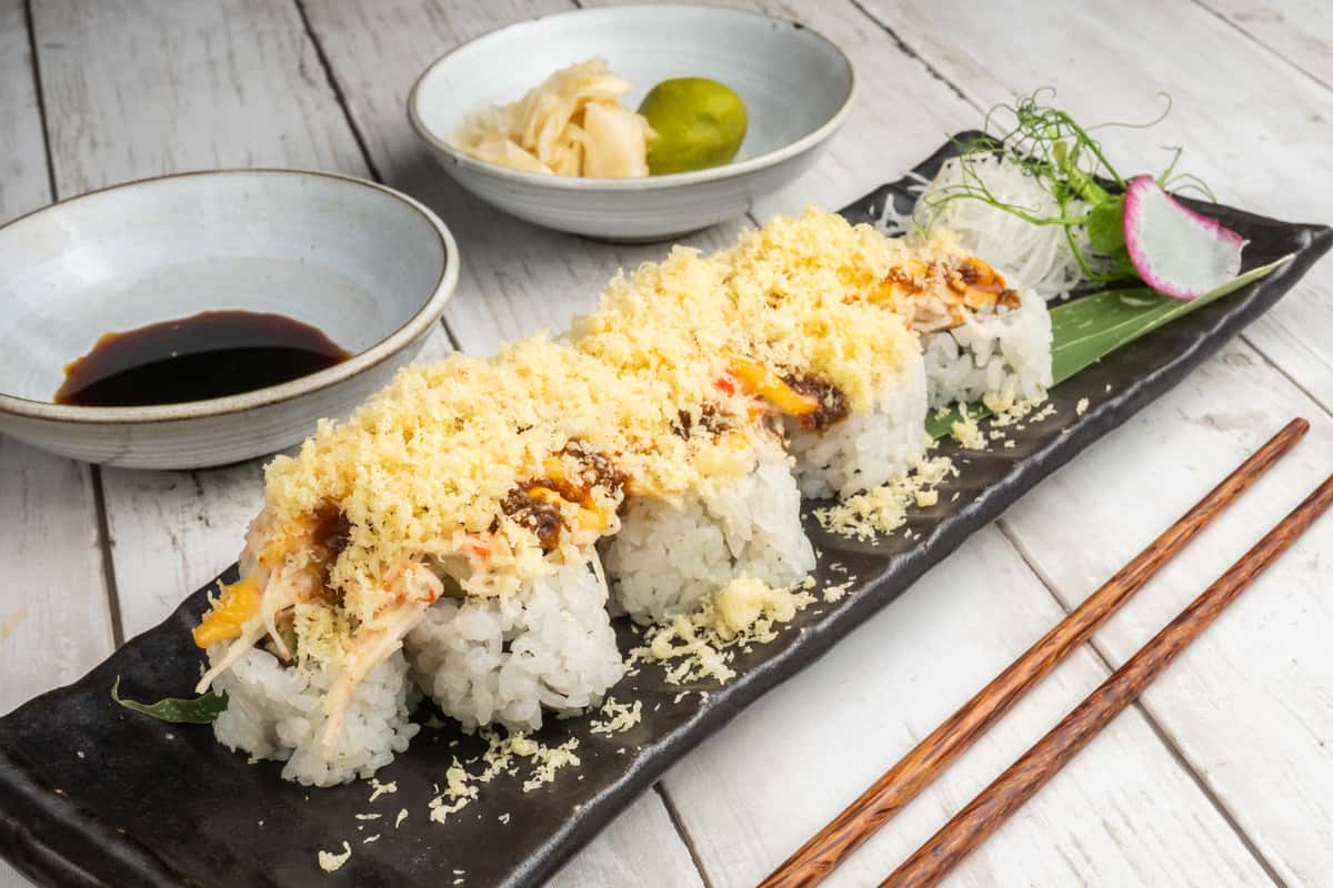 super crunchy sushi roll