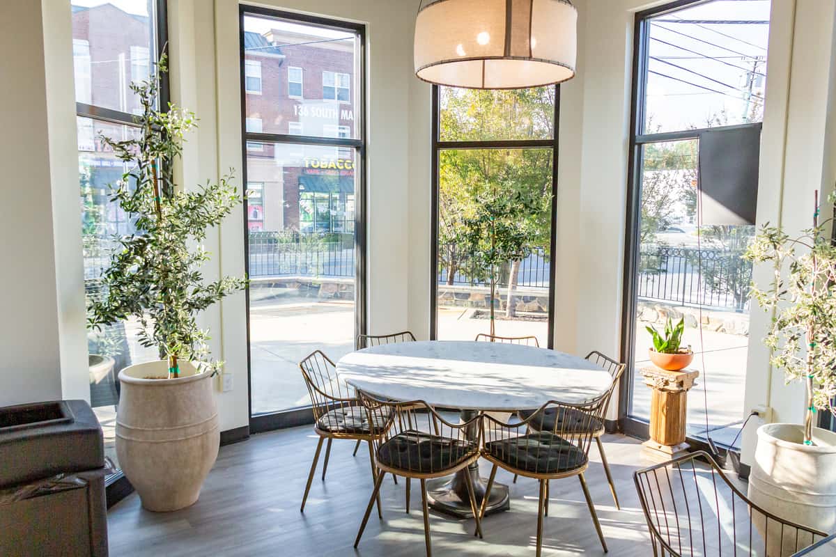 Cafeneo interior seating