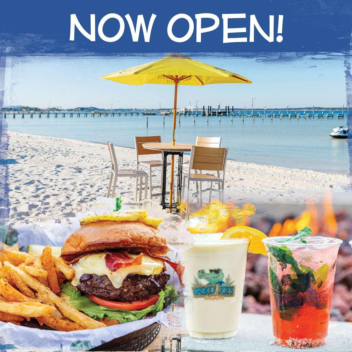 Pensacola Beach Main Restaurant Now Open Whiskey Joe's American