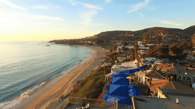 The Cliff Restaurant happy hour in Downtown, Laguna Beach