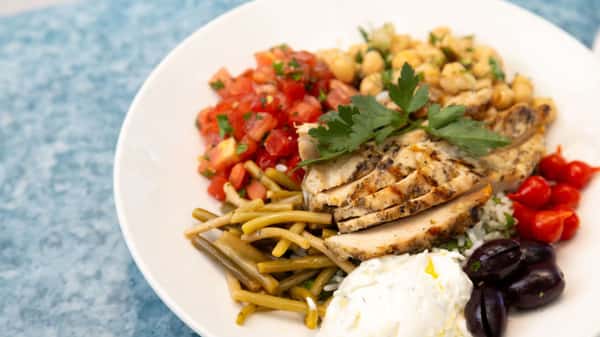 Grilled Chicken Mediterranean Bowl