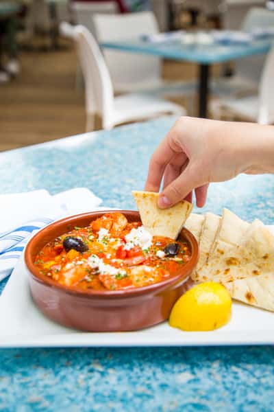 Shrimp Saganaki