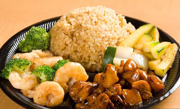 Hibachi Shrimp & Chicken