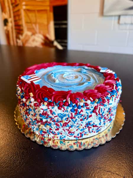 Independence Day Cake (Vanilla)