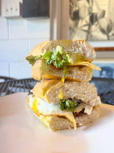 Gooey Grilled Ham & Cheese Sandwich