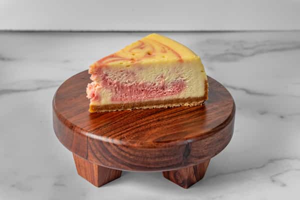 Strawberry Swirl Cheesecake