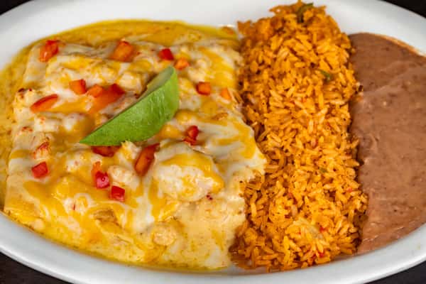 Seafood Enchiladas
