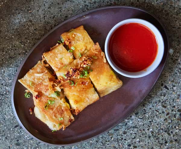 Eggs & Scallion Pancakes