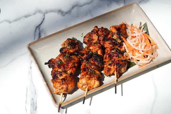 Lemongrass Chicken Skewers